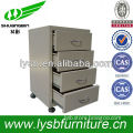 Mobile metal pedestal file cabinet a4